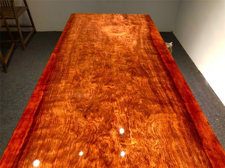 巴花实木大板陈列桌子鬼脸纹原木大板电视柜展示台现货221-71-10示例图15