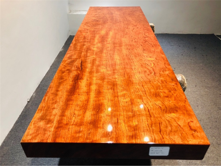 巴花实木大板茶几电视柜原木茶桌茶台整块板写字台吧台板收银台桌示例图17