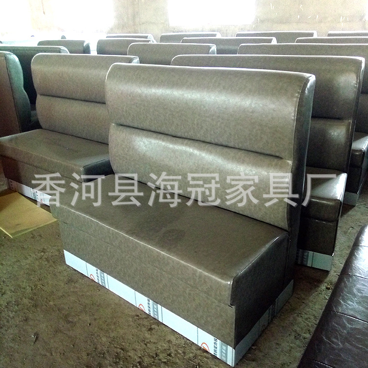 厂家直销软包沙发卡座 咖啡厅中西餐厅专用沙发卡座 可定制示例图25