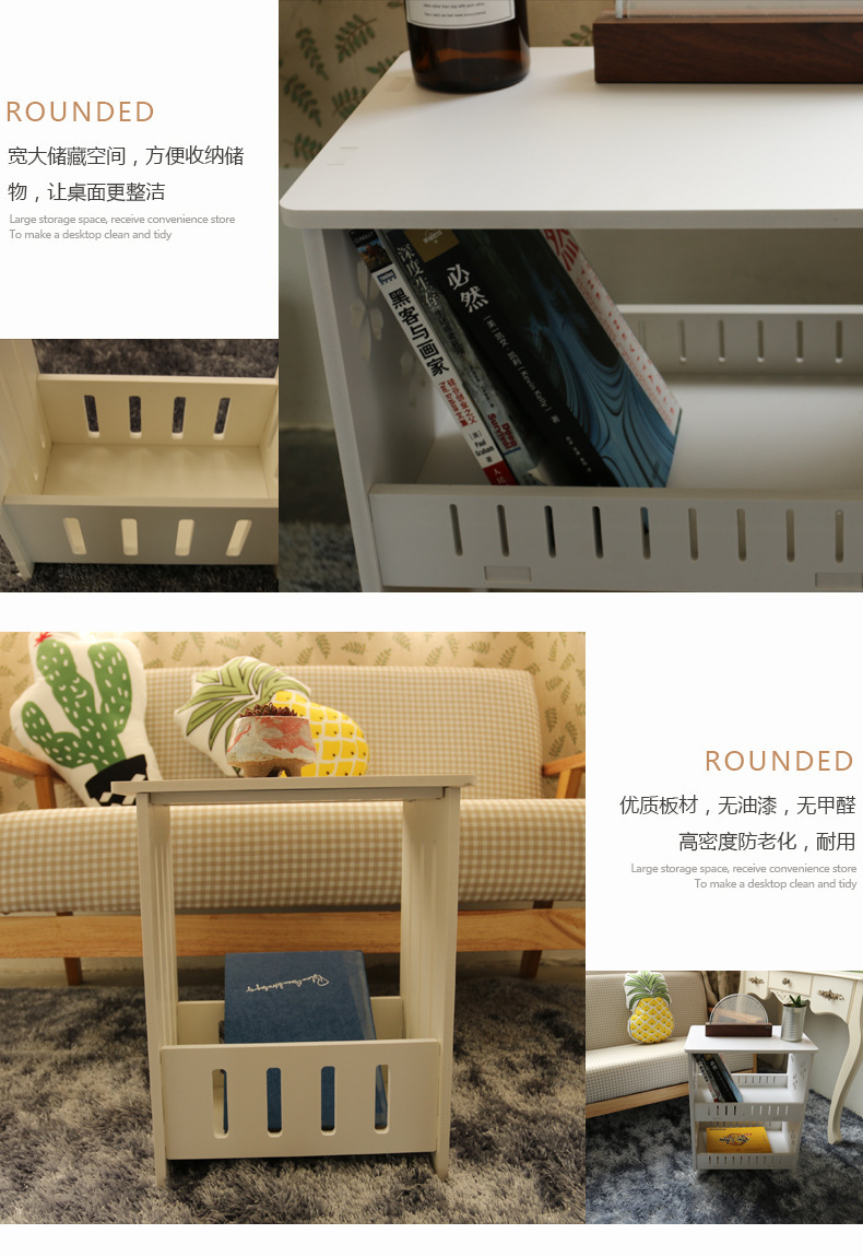 现代简约多功能茶几  客厅沙发茶几咖啡桌创意小边几桌 一件代发示例图6