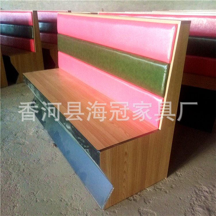 厂家供应现代板卡沙发卡座 中西餐厅主题餐馆沙发 可定制示例图28