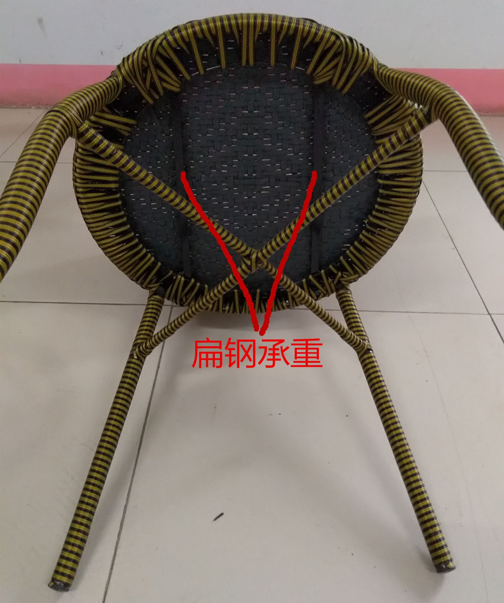 用心服务客厅奶茶店茶几休闲圆桌组合户外藤椅三件套 批发示例图10