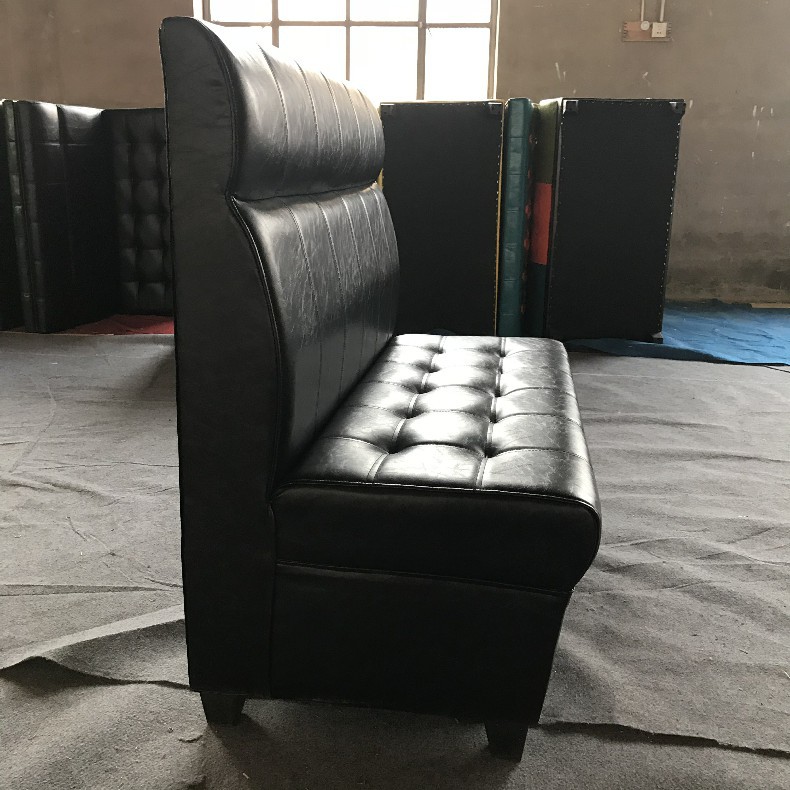 新款软包沙发卡座 酒店高档沙发组合 海冠家具厂定制沙发卡座示例图12