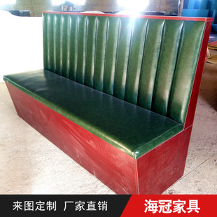 咖啡厅卡座沙发 现代简约餐厅，冒菜火锅小火锅沙发卡座组示例图11