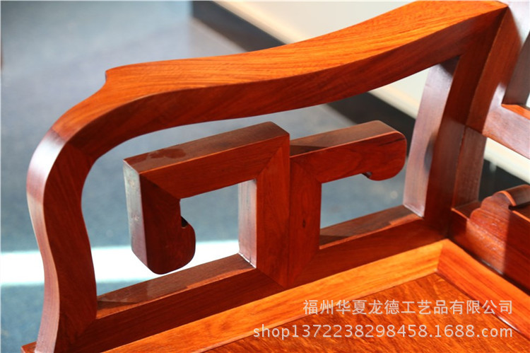 红木家具缅甸花梨大富贵沙发六件套中式仿古大果紫檀实木客厅沙发示例图14