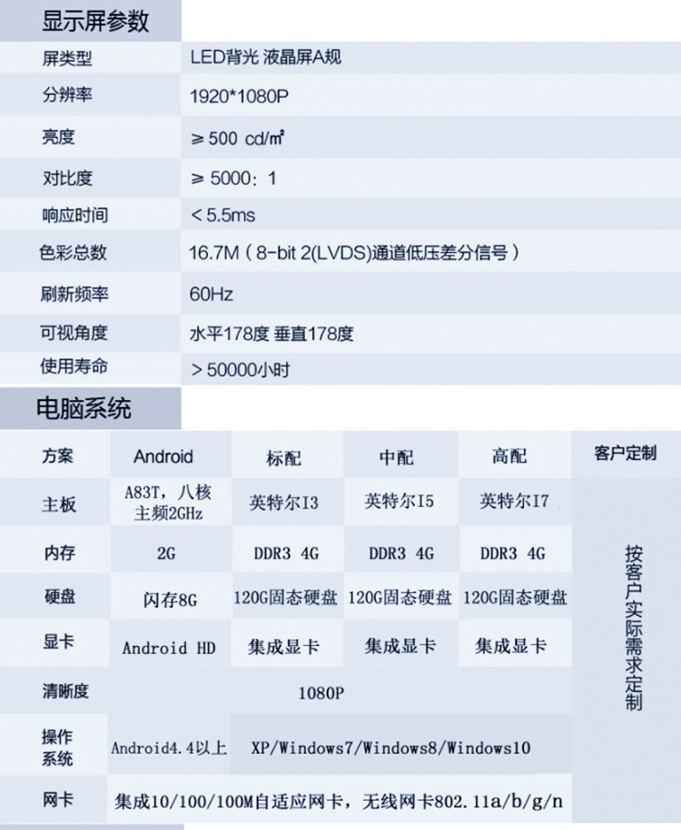 43/寸触摸桌智能桌触控桌互动桌触控一体机抽屉式智能触摸茶几示例图8