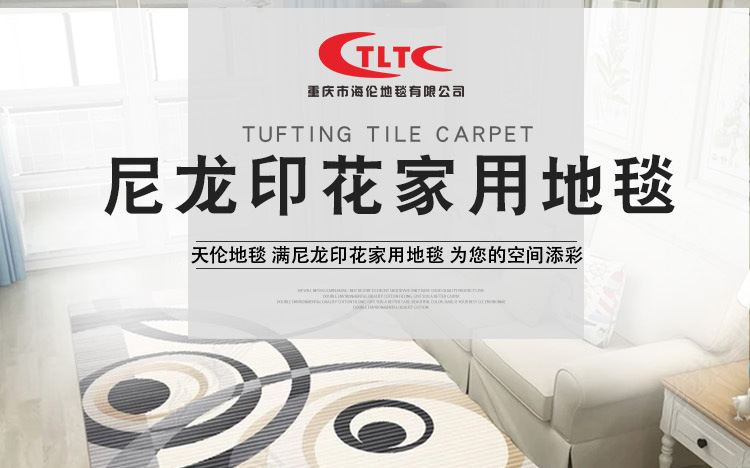 厂家定制简约现代中式卧室家用地毯欧式茶几地垫样板间客厅地毯示例图1