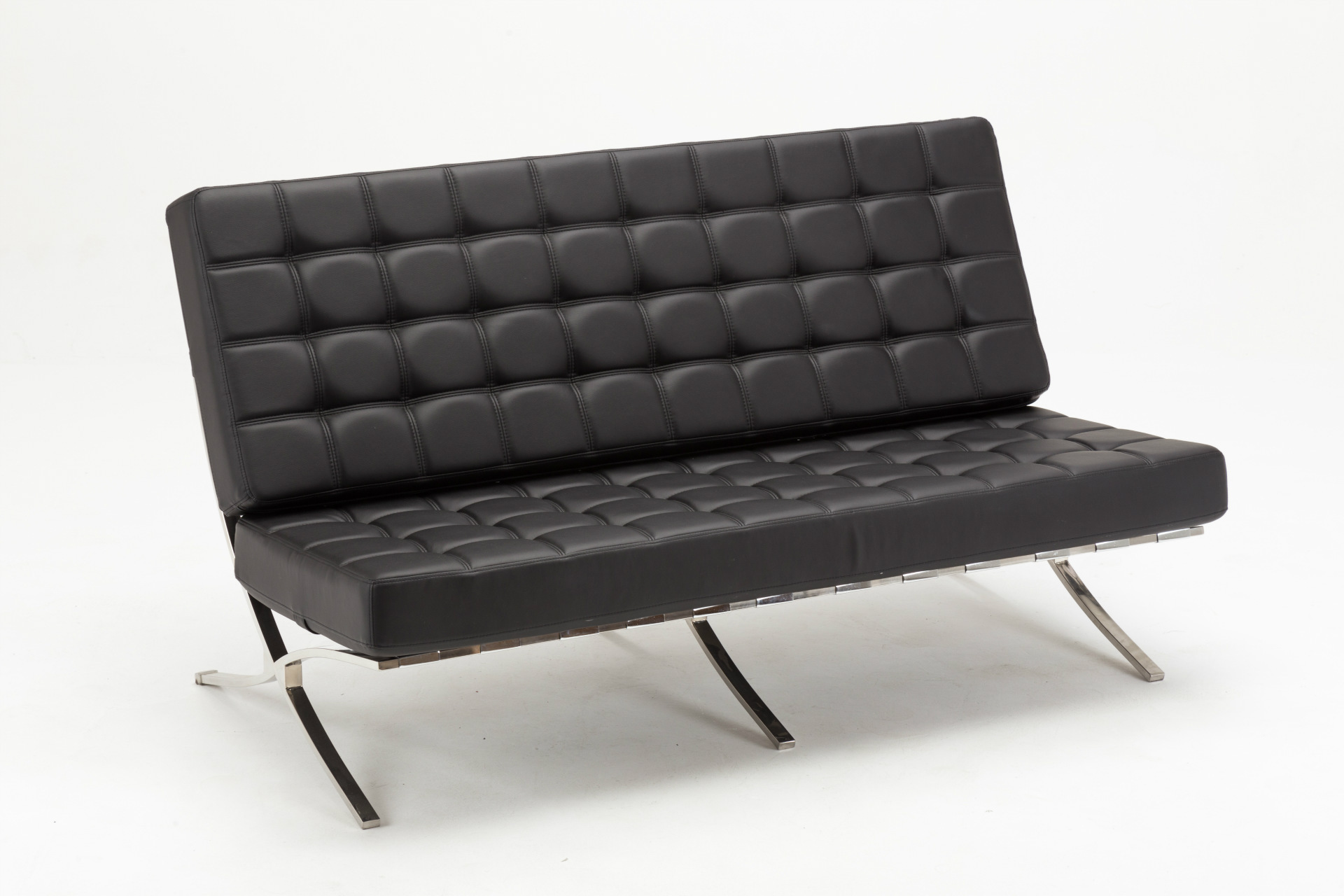 巴塞罗那沙发 休闲椅 沙发不锈钢架子办公沙发 休闲沙发示例图14