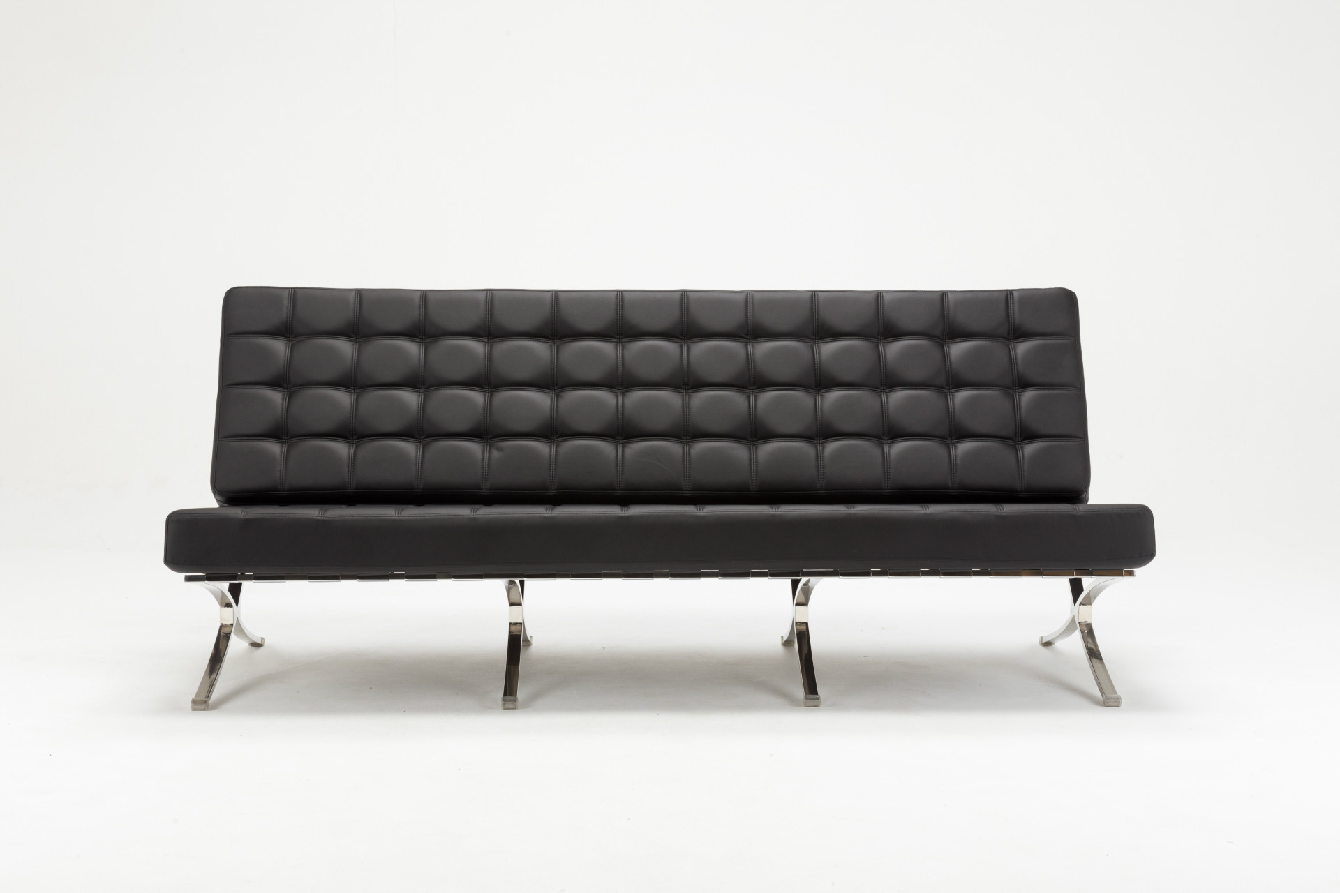 巴塞罗那沙发 休闲椅 沙发不锈钢架子办公沙发 休闲沙发示例图11