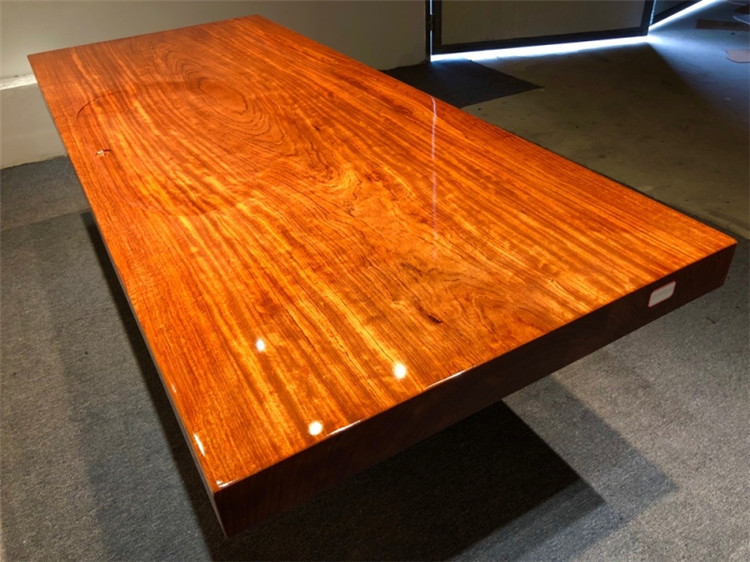 巴花实木大板茶桌挖好茶盘原木大板功夫茶台带茶几现货246-101-10示例图16