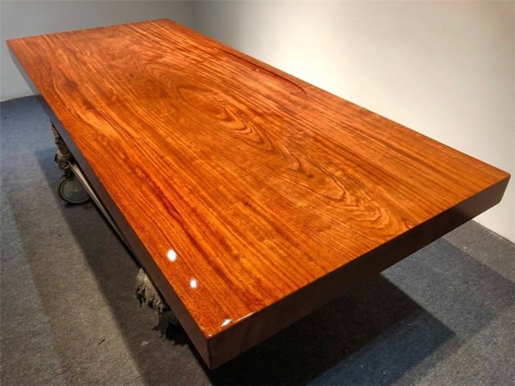 巴花实木大板茶桌挖好茶盘原木大板功夫茶台带茶几现货246-101-10示例图13