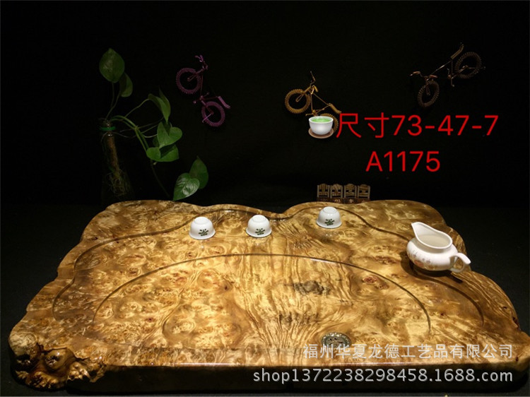 黄金樟满瘤疤根雕茶盘实木整块干泡茶几简约功夫茶海大量现货批发示例图26