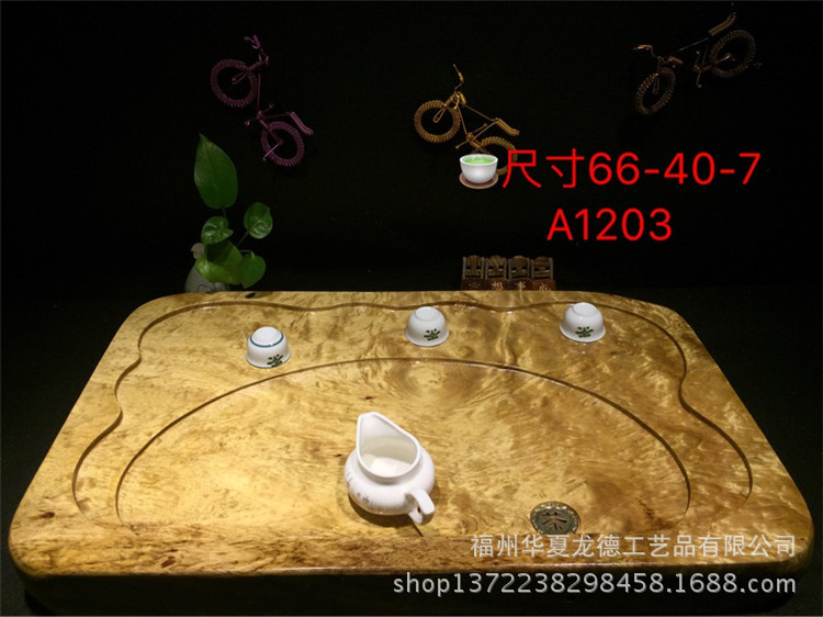 黄金樟满瘤疤根雕茶盘实木整块干泡茶几简约功夫茶海大量现货批发示例图17