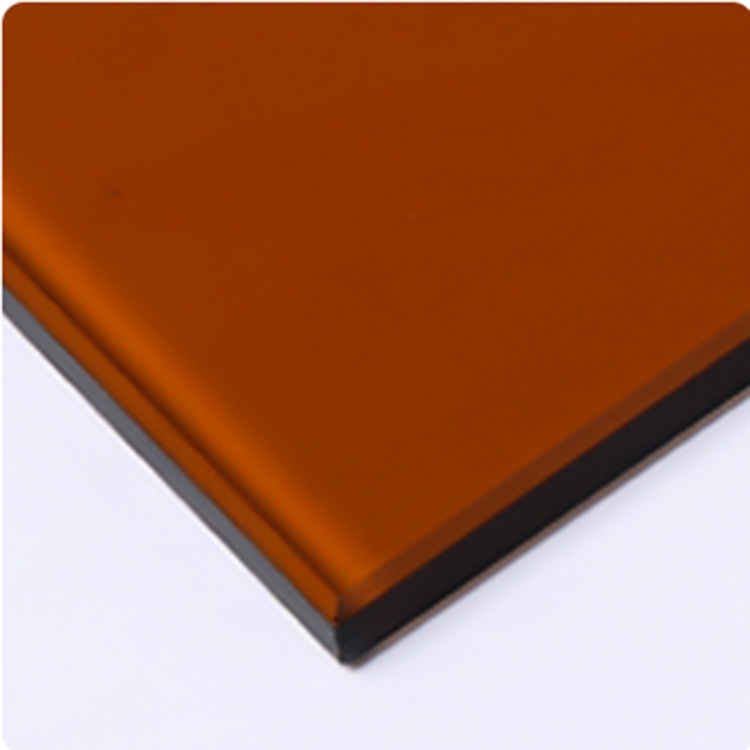 厂家直销长方形圆形异形茶几餐桌面台面板茶色灰色8-10mm钢化玻璃示例图4