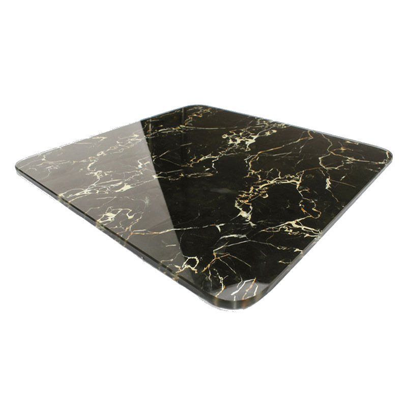 厂家直销钢化玻璃定做定制大理石桌面餐桌，茶几透明玻璃台面示例图8