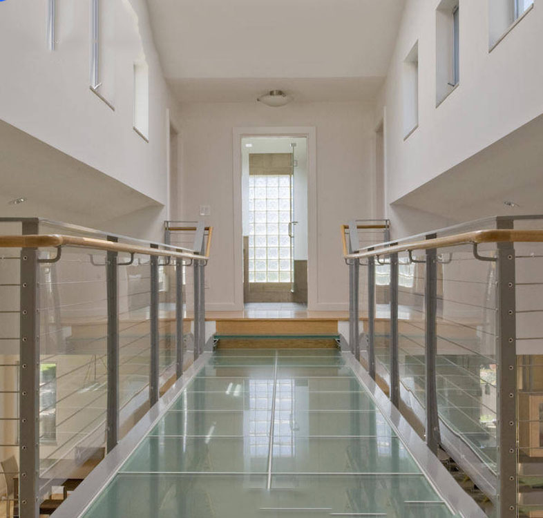 厂家直销夹胶夹丝钢化玻璃办公室隔断桌面茶几玻璃，台面夹胶玻璃示例图6