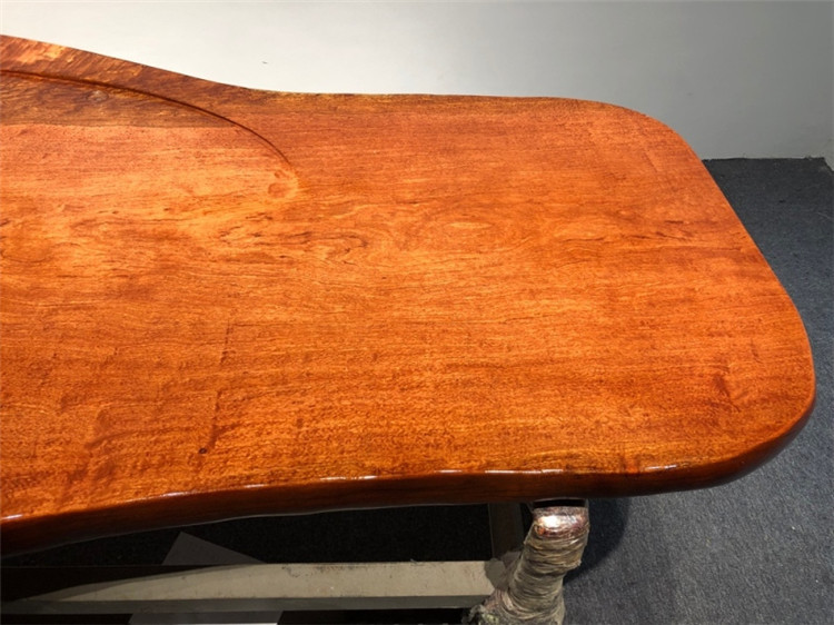 巴花实木大板茶桌挖好茶盘原木随型茶台整板茶几特价现货218-99-8示例图20