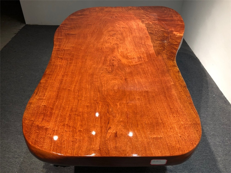 巴花实木大板茶桌挖好茶盘原木随型茶台整板茶几特价现货218-99-8示例图12