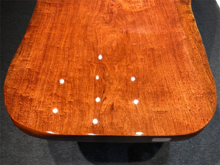 巴花实木大板茶桌挖好茶盘原木随型茶台整板茶几特价现货218-99-8示例图16