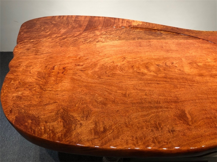 巴花实木大板茶桌挖好茶盘原木随型茶台整板茶几特价现货218-99-8示例图19