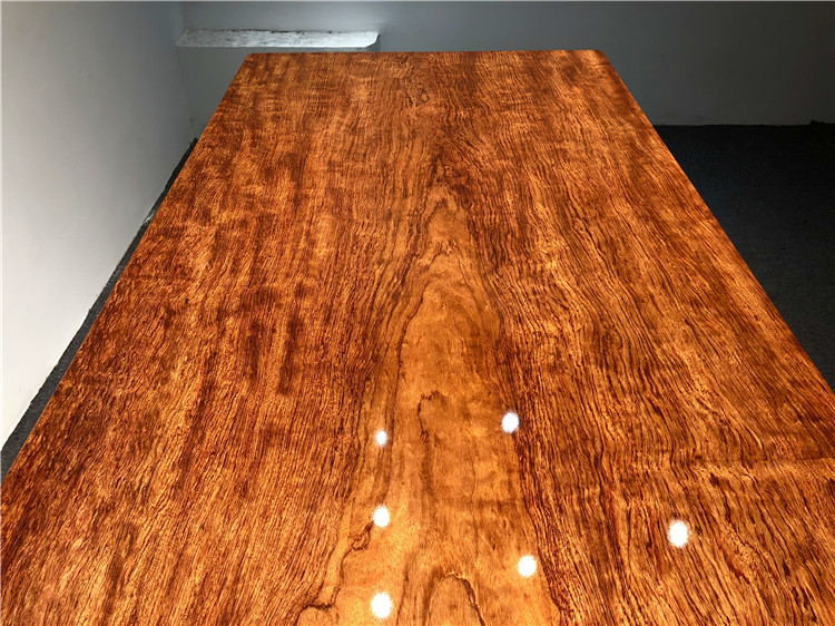 巴花实木大板桌雨滴纹原木大板茶桌台茶几西花梨木现货237-94-10示例图20