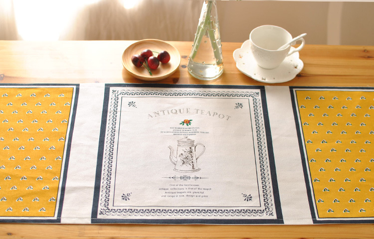 法式时尚宫廷风桌旗 西餐旗 茶几边柜玄关盖巾 厂家直销示例图4