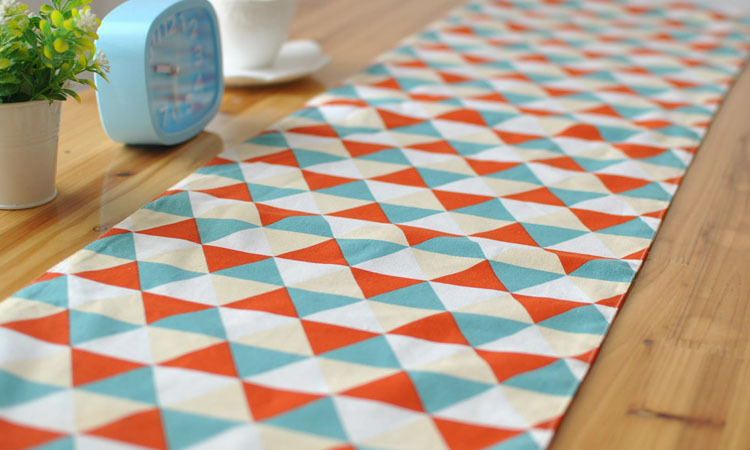 简约餐桌桌旗现代 餐垫 时尚布艺茶几床旗 床尾巾示例图8