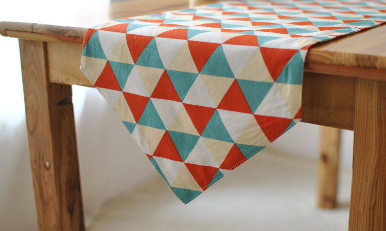 简约餐桌桌旗现代 餐垫 时尚布艺茶几床旗 床尾巾示例图5