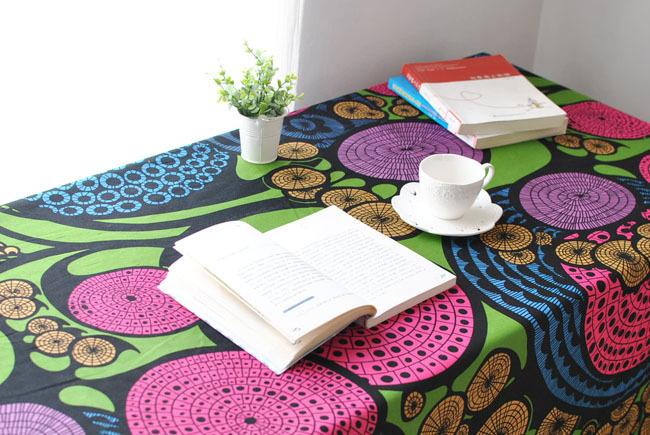 北欧风 简欧咖啡厅餐桌布布艺 加厚全棉桌布 茶几盖巾示例图5