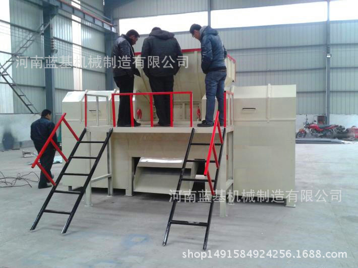 定制加工编织袋包装箱撕碎机 沙发衣柜木床撕碎机 牛羊尸体撕碎机示例图9