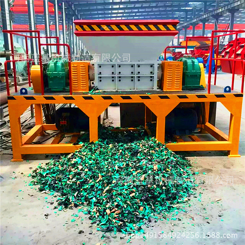 定制加工编织袋包装箱撕碎机 沙发衣柜木床撕碎机 牛羊尸体撕碎机示例图14