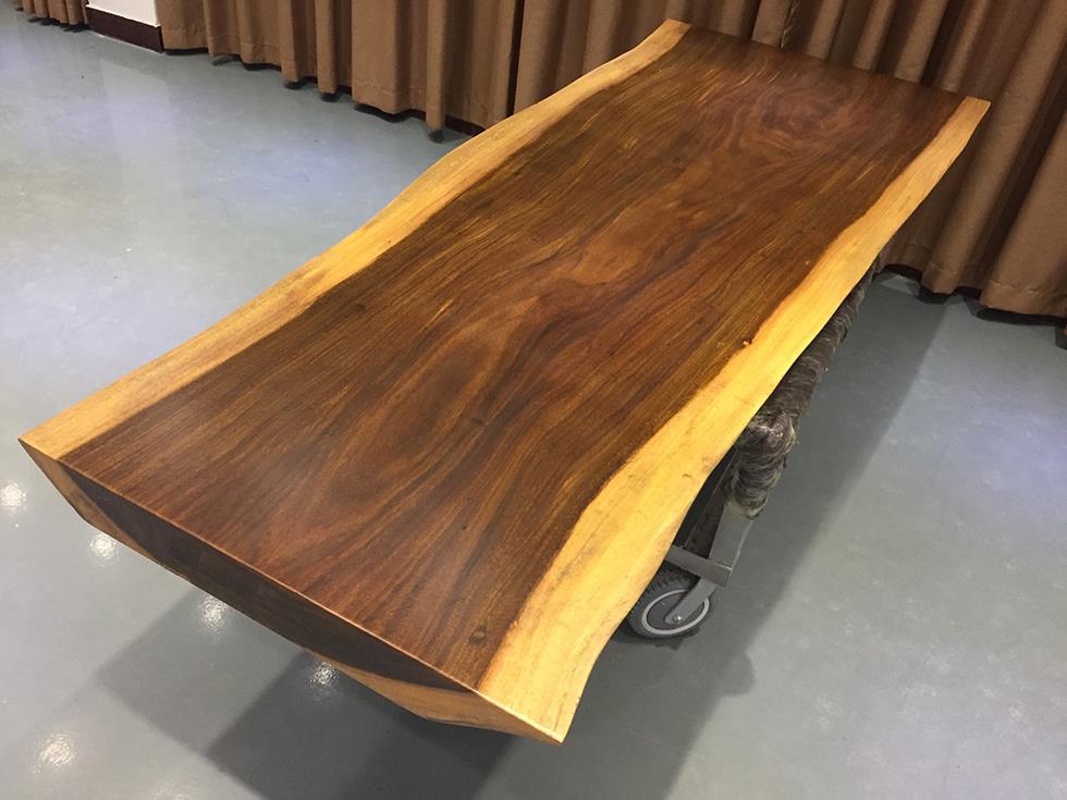 奥坎实木大板办公室会议桌原木根雕大板画案老板桌花梨书桌大板示例图10