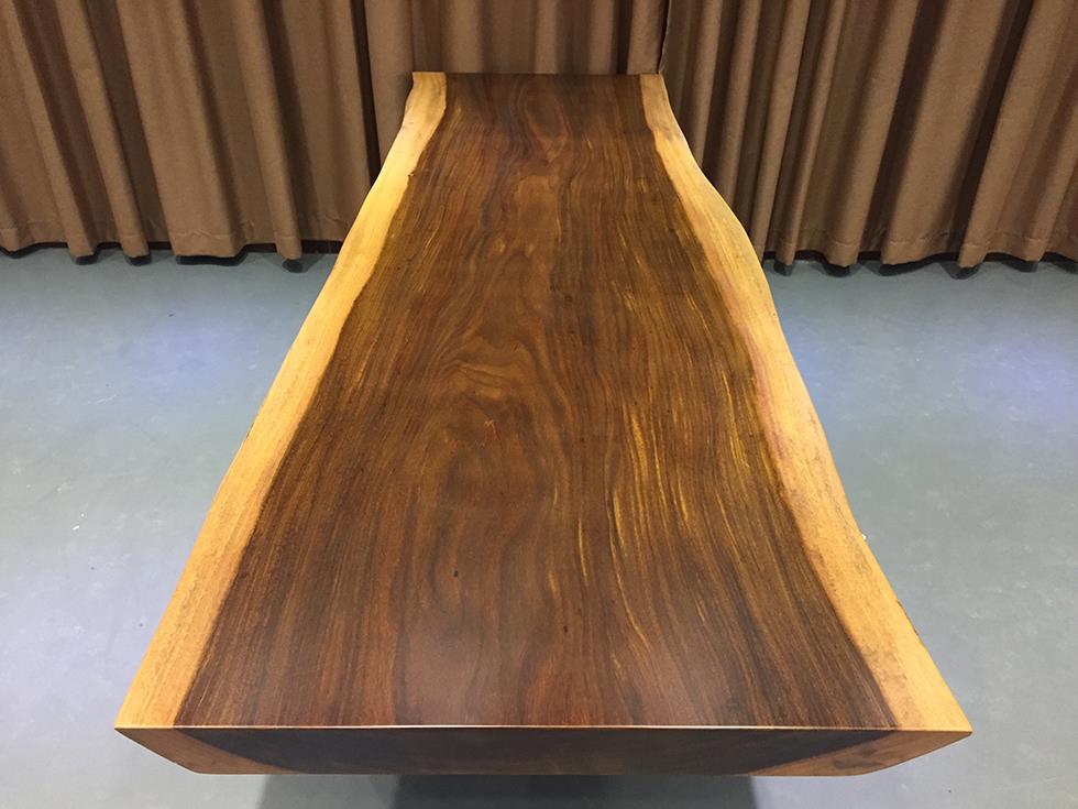 奥坎实木大板办公室会议桌原木根雕大板画案老板桌花梨书桌大板示例图8