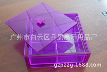 PZ-GYH-18 厂家专业生产亚克力书桌收纳盒 各款各式有机玻璃制品示例图7