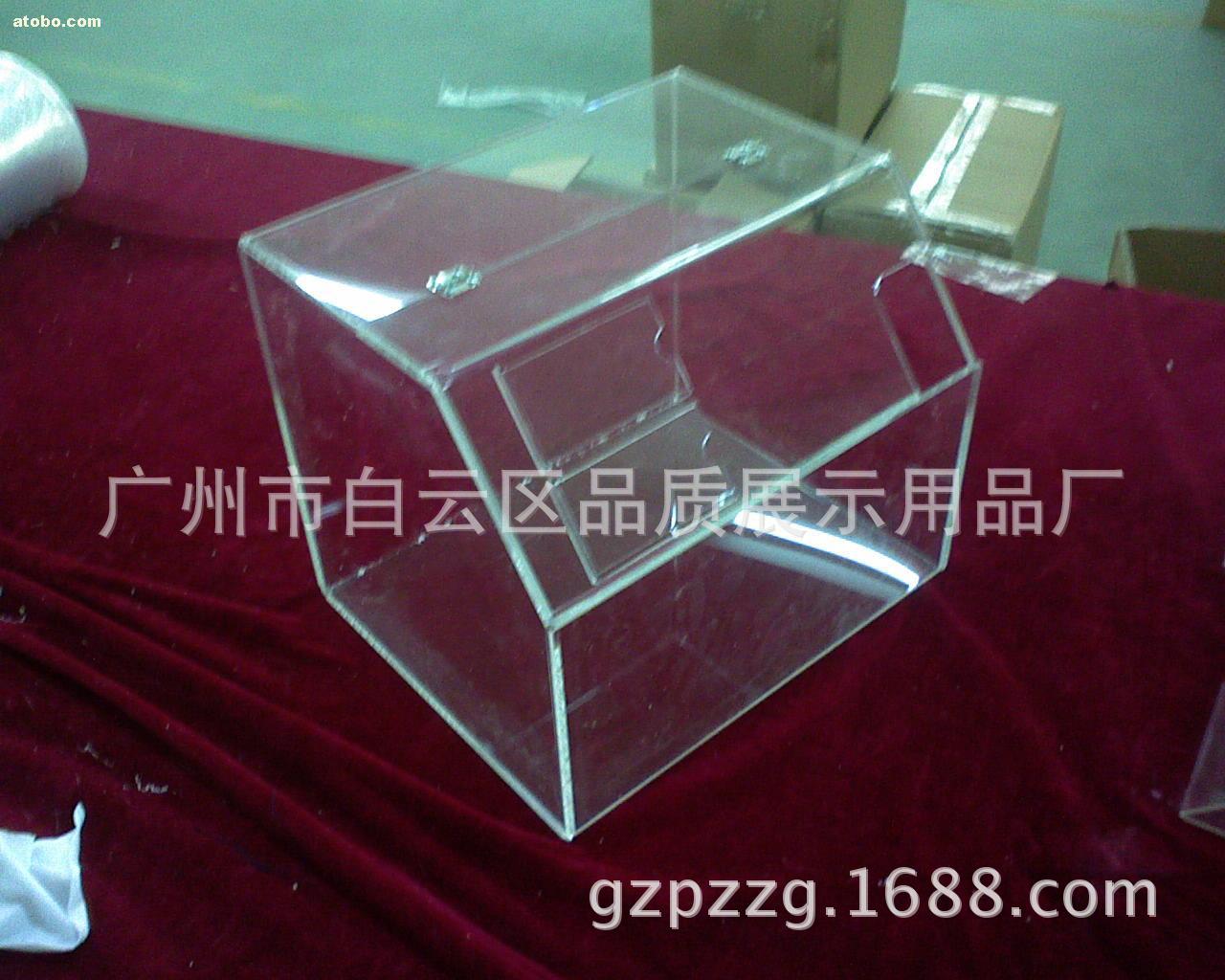 PZ-GYH-18 厂家专业生产亚克力书桌收纳盒 各款各式有机玻璃制品示例图3