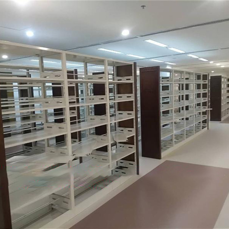 欧式书架 实木书架 双面书架 昆峰 可定制调试