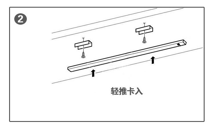 LED橱柜灯触摸感应开关吊柜衣柜书柜厨房灯条形感应灯触发调光灯示例图1