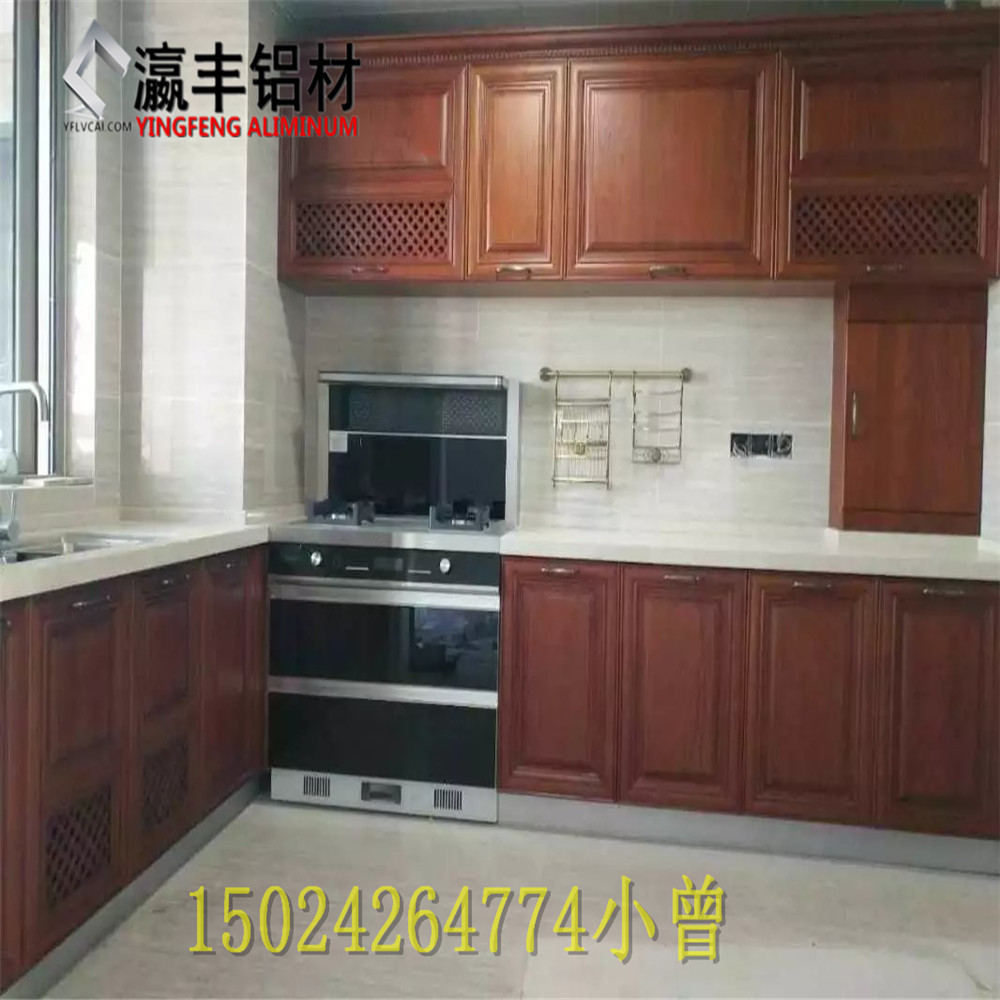 批发全铝橱柜全铝衣柜全铝书柜全铝鞋柜铝材 全铝合金橱柜门型材示例图5