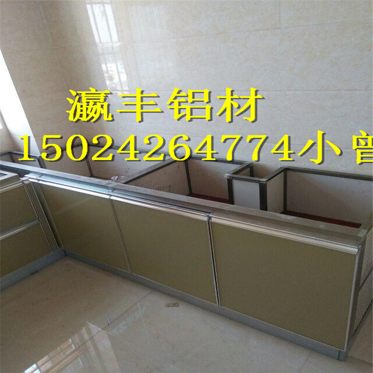 供应全铝整体家具型材 全铝合金欧式书柜书房定制 铝型材厂家示例图5