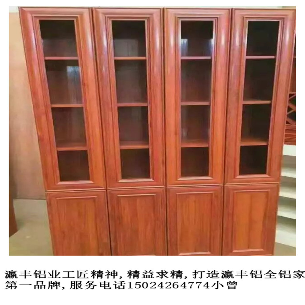佛山批发全铝橱柜全铝衣柜全铝书柜全铝鞋柜铝材 全铝橱柜门示例图9