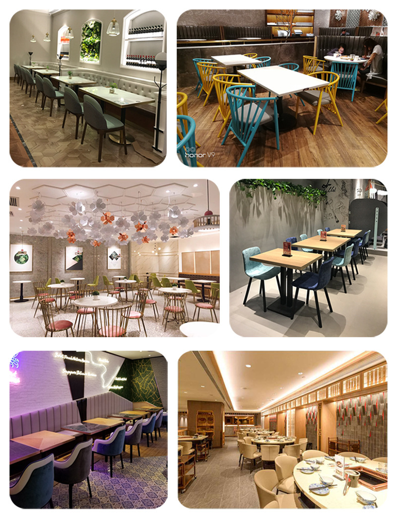 酒店北欧休闲椅单人金属布艺休闲餐厅设计师咖啡厅金属框架椅厂家示例图12