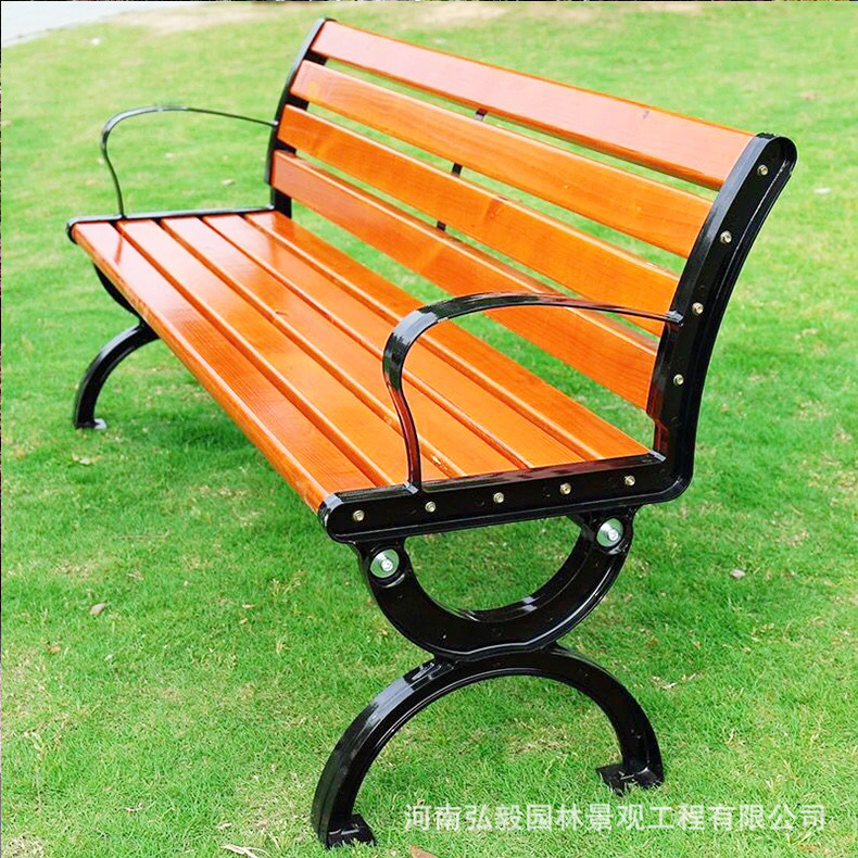 专业供应户外休闲椅 防腐木花箱座椅组合 成品座椅防腐木示例图16