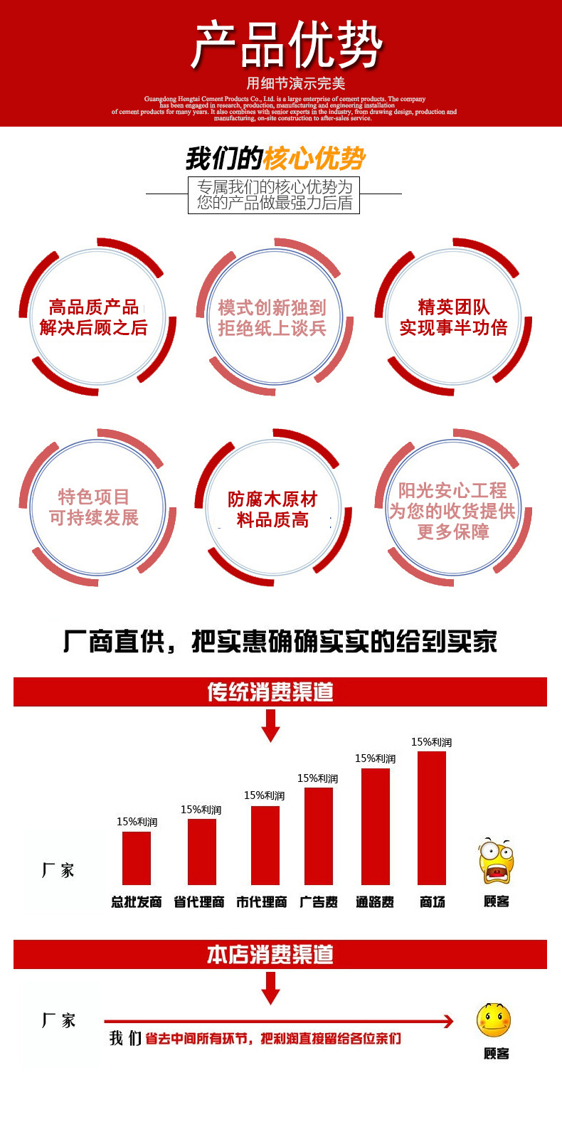 大量生产户外长条座椅 园林座椅 防腐木休闲椅 户外防腐木座椅示例图23