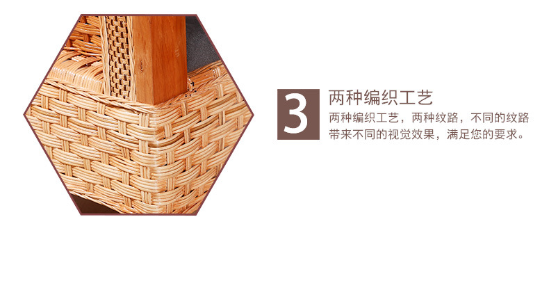 茶楼藤椅 休闲藤椅 藤编家具 藤椅五件套  户外家具休闲椅 阳台桌示例图8