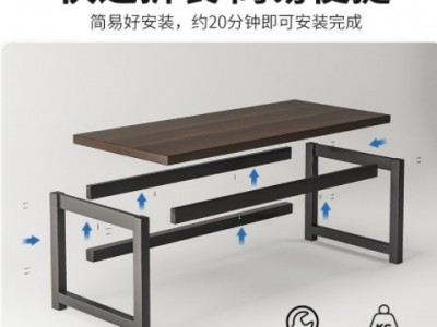 电脑桌台式家用卧室现代简约单双人简易书桌办公桌宿舍写字台桌子图2