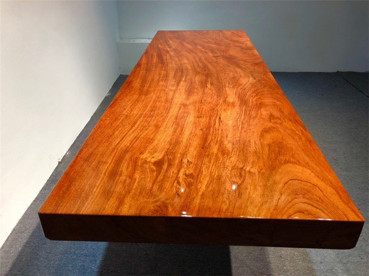 巴花实木大板桌巴西花梨整块大班台原木办公桌老板会议桌实木餐桌示例图15