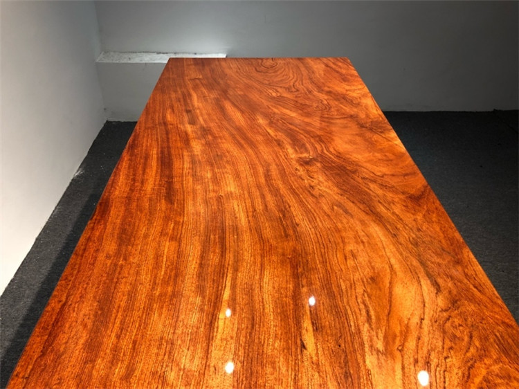 巴花实木大板桌巴西花梨整块大班台原木办公桌老板会议桌实木餐桌示例图18