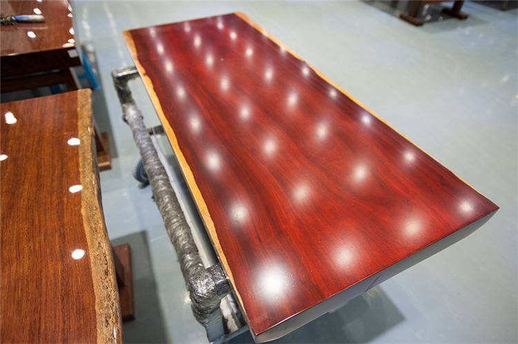 福建福州闽侯上街大板红花梨商务实木大板桌会议桌实木餐桌办公桌示例图12