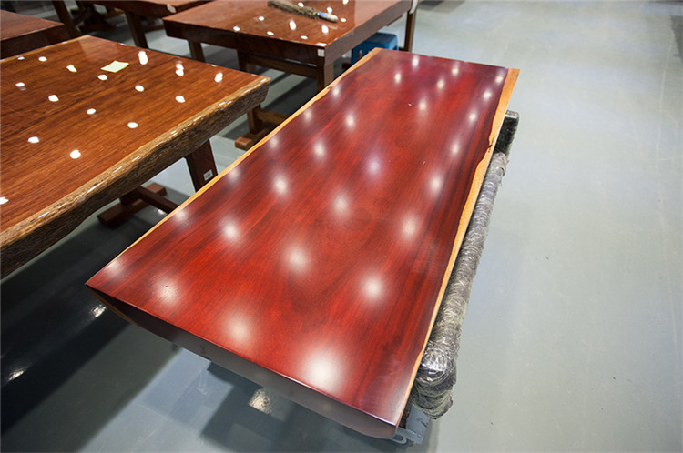 福建福州闽侯上街大板红花梨商务实木大板桌会议桌实木餐桌办公桌示例图10