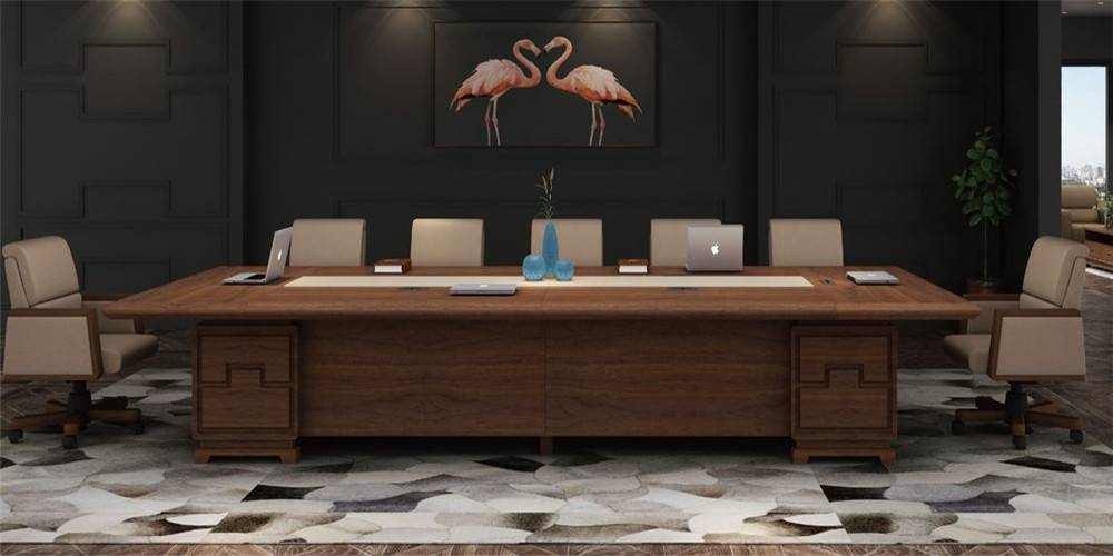 福建 会议室培训桌 升降器会议桌 布兰斯 环保油漆